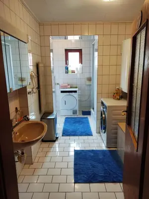 Ein Badezimmer in der Unterkunft Müllers Monteur- und Gruppenunterkunft Gangkofen
