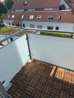 Ein Balkon oder eine Terrasse in der Unterkunft New and luxerious 3 Room Apartment