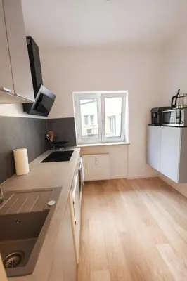 Küche/Küchenzeile in der Unterkunft Munich Premium Guesthouse