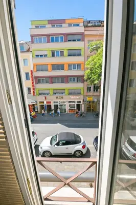 Das Gebäude in dem sich die Ferienwohnung befindet