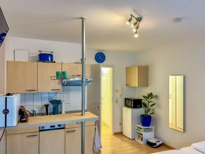 Küche/Küchenzeile in der Unterkunft Exclusive Stay Augsburg 4 Minuten zur Messe