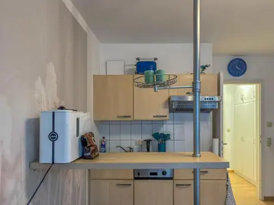 Küche/Küchenzeile in der Unterkunft Exclusive Stay Augsburg 4 Minuten zur Messe