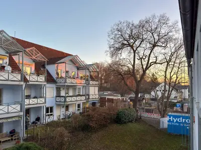 Das Gebäude in dem sich die Ferienwohnung befindet