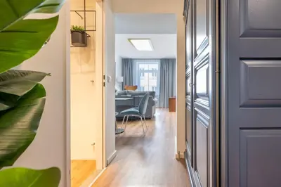 Ein Sitzbereich in der Unterkunft Munich Furnished Apartments