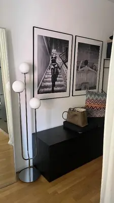 Ein Sitzbereich in der Unterkunft Modern & Cozy Apartment Münchner Freiheit with Balcony