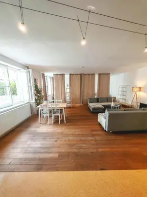 Ein Sitzbereich in der Unterkunft Munique City Residence Go