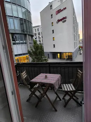 Ein Balkon oder eine Terrasse in der Unterkunft Central Tower Magic View