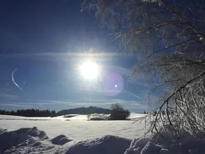 Ländliche Ferienwohnung, Bad Bayersoien im Winter