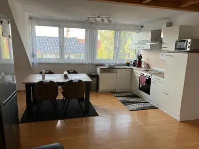 Küche/Küchenzeile in der Unterkunft Dachgeschoss Wohnung