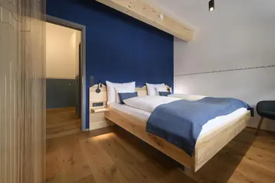 Ein Bett oder Betten in einem Zimmer der Unterkunft Haus Sternenhimmel
