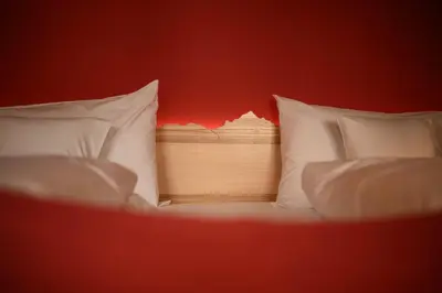 Ein Bett oder Betten in einem Zimmer der Unterkunft Haus Sternenhimmel