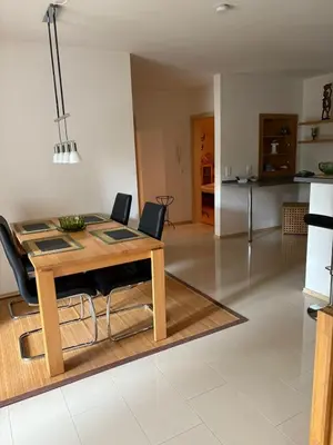 Küche/Küchenzeile in der Unterkunft Traumhafte Gartenwohnung