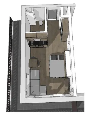 Grundriss der Unterkunft Apartment am Spitzingsee