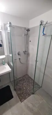 Ein Badezimmer in der Unterkunft Apartment am Spitzingsee