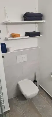 Ein Badezimmer in der Unterkunft Apartment am Spitzingsee