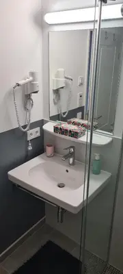 Ein Badezimmer in der Unterkunft Apartment am Spitzingsee
