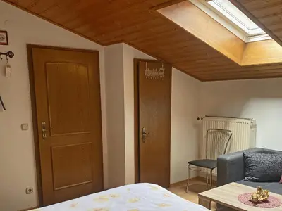 Ein Bett oder Betten in einem Zimmer der Unterkunft Bauernhof Daurerhof