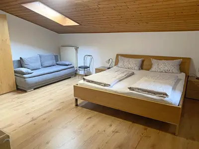 Ein Bett oder Betten in einem Zimmer der Unterkunft Bauernhof Daurerhof