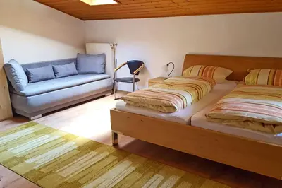 Ein Bett oder Betten in einem Zimmer der Unterkunft Bauernhof Daurerhof