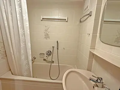 Ein Badezimmer in der Unterkunft Gschwendtnerhof App4 Pätzig