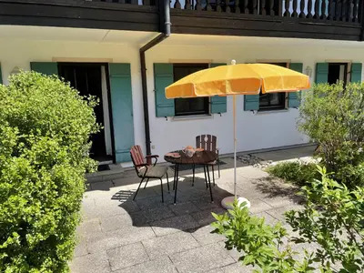 Ein Garten an der Unterkunft Gschwendtnerhof App4 Pätzig