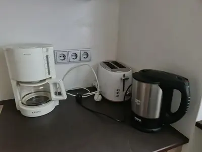 Kaffee-/Teezubehör in der Unterkunft La Datcha