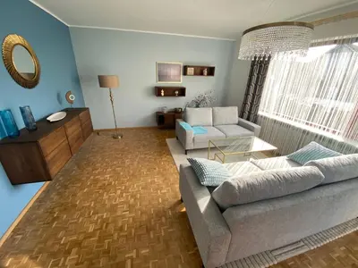 Ein Sitzbereich in der Unterkunft Moderne 2 Zimmer Wohnung in bester Lage - ruhig, zentral, stilvoll