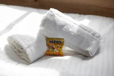 Ein Bett oder Betten in einem Zimmer der Unterkunft BALANCED Münsing Apartments, vollausgestatte Ferienwohnungen Nähe Starnberger See