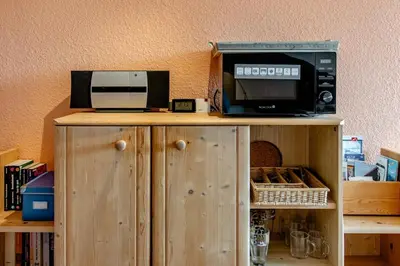 Küche/Küchenzeile in der Unterkunft Ferienwohnung Alpenpanorama