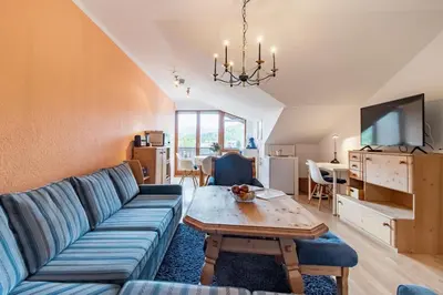 TV/Unterhaltungsangebot in der Unterkunft Ferienwohnung Alpenpanorama