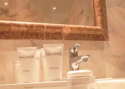 Ein Badezimmer in der Unterkunft Grand Hotel Palladium