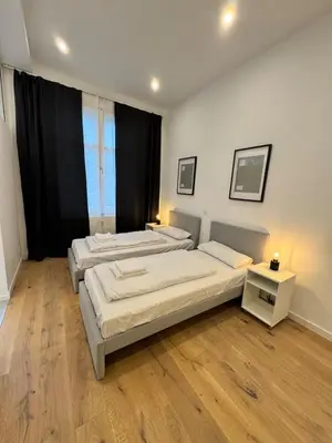Ein Bett oder Betten in einem Zimmer der Unterkunft Bavaria Home Modern Living