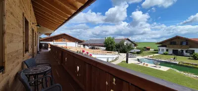 Der Swimmingpool an oder in der Nähe von Winkelfeldhof