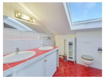 Ein Badezimmer in der Unterkunft Holiday apartment in Munich with Wi-Fi