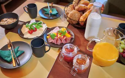 Essen in der Ferienwohnung oder in der Nähe