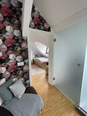 Ein Bett oder Betten in einem Zimmer der Unterkunft Hans Sachs
