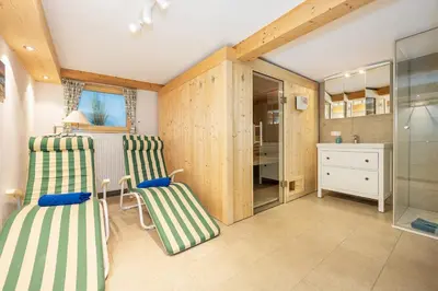 Ein Badezimmer in der Unterkunft Ferienhaus Achendamm