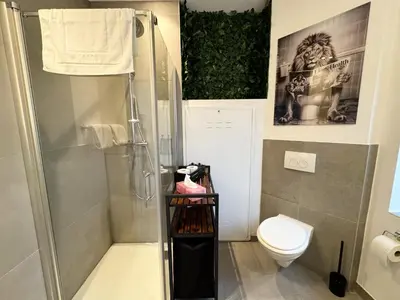 Ein Badezimmer in der Unterkunft ma suite - Provino Studio - Zentrum