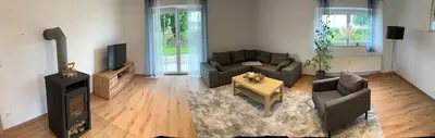 TV/Unterhaltungsangebot in der Unterkunft Ferienhaus Heiß