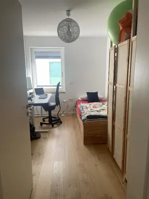 Ein Bett oder Betten in einem Zimmer der Unterkunft October