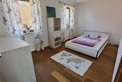 Ein Bett oder Betten in einem Zimmer der Unterkunft Loft mit Kamin