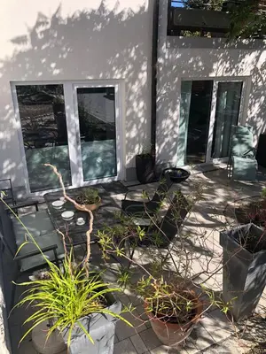 Ein Garten an der Unterkunft Ferienwohnung Schmidmayer