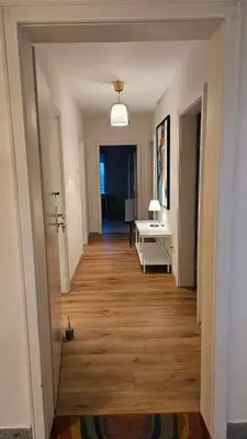 Ein Bett oder Betten in einem Zimmer der Unterkunft München Trudering 3 Schlafzimmer 90 qm sehr ruhig, U-S Bahn 350m