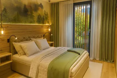 Ein Bett oder Betten in einem Zimmer der Unterkunft Ferienwohnung Tenne - Weissnhof