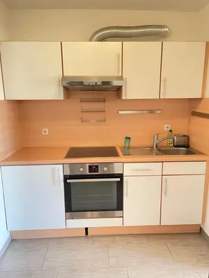 Küche/Küchenzeile in der Unterkunft Gemütliches Apartment in zentraler Lage