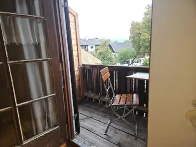 Ein Balkon oder eine Terrasse in der Unterkunft Gästehaus zum Giggerer