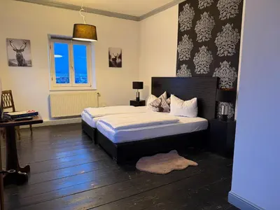 Ein Bett oder Betten in einem Zimmer der Unterkunft Gasthof Staudham