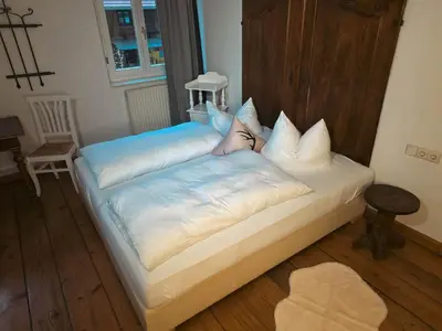 Ein Bett oder Betten in einem Zimmer der Unterkunft Gasthof Staudham
