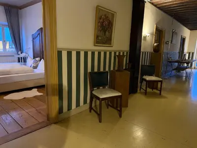 Ein Bett oder Betten in einem Zimmer der Unterkunft Gasthof Staudham