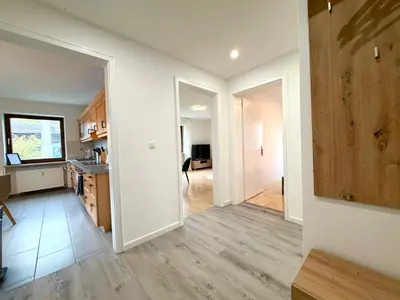 Küche/Küchenzeile in der Unterkunft Perfekt für 4-6! Küche Garage S-Bahnhof Flughafen